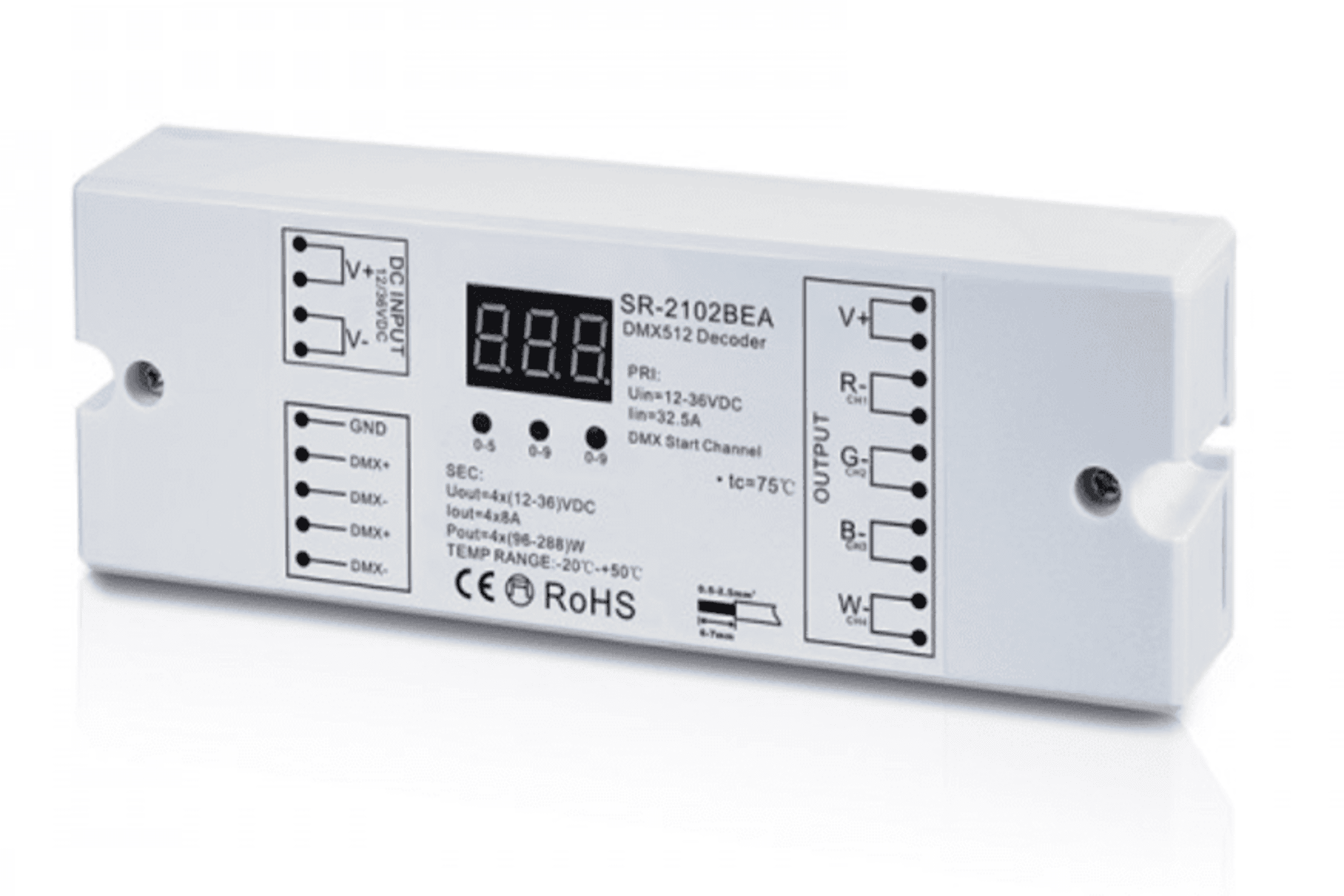 Led123 Endcaps REC-2102-DMX-BEA image