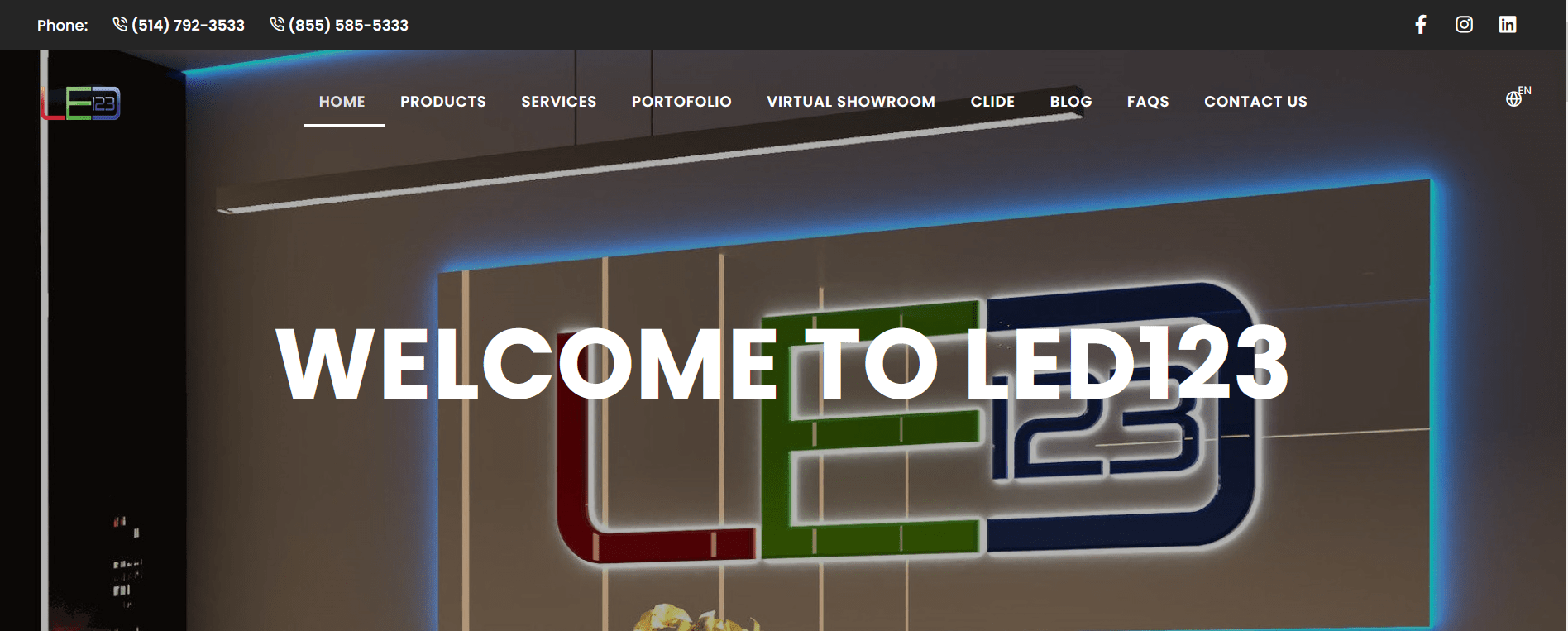 Site web LED123