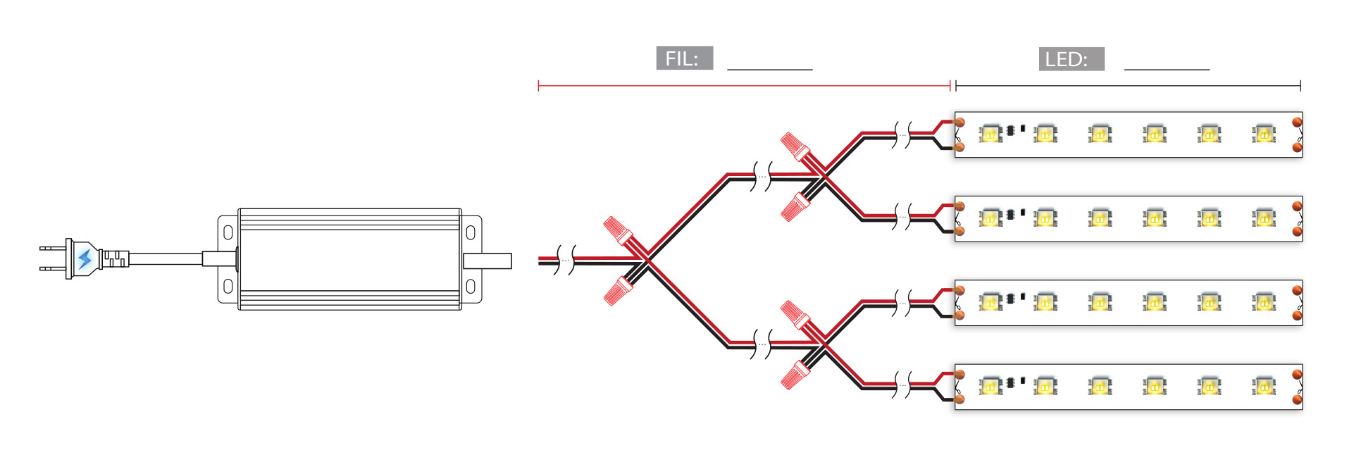 Led123 Croquis assemblage  image