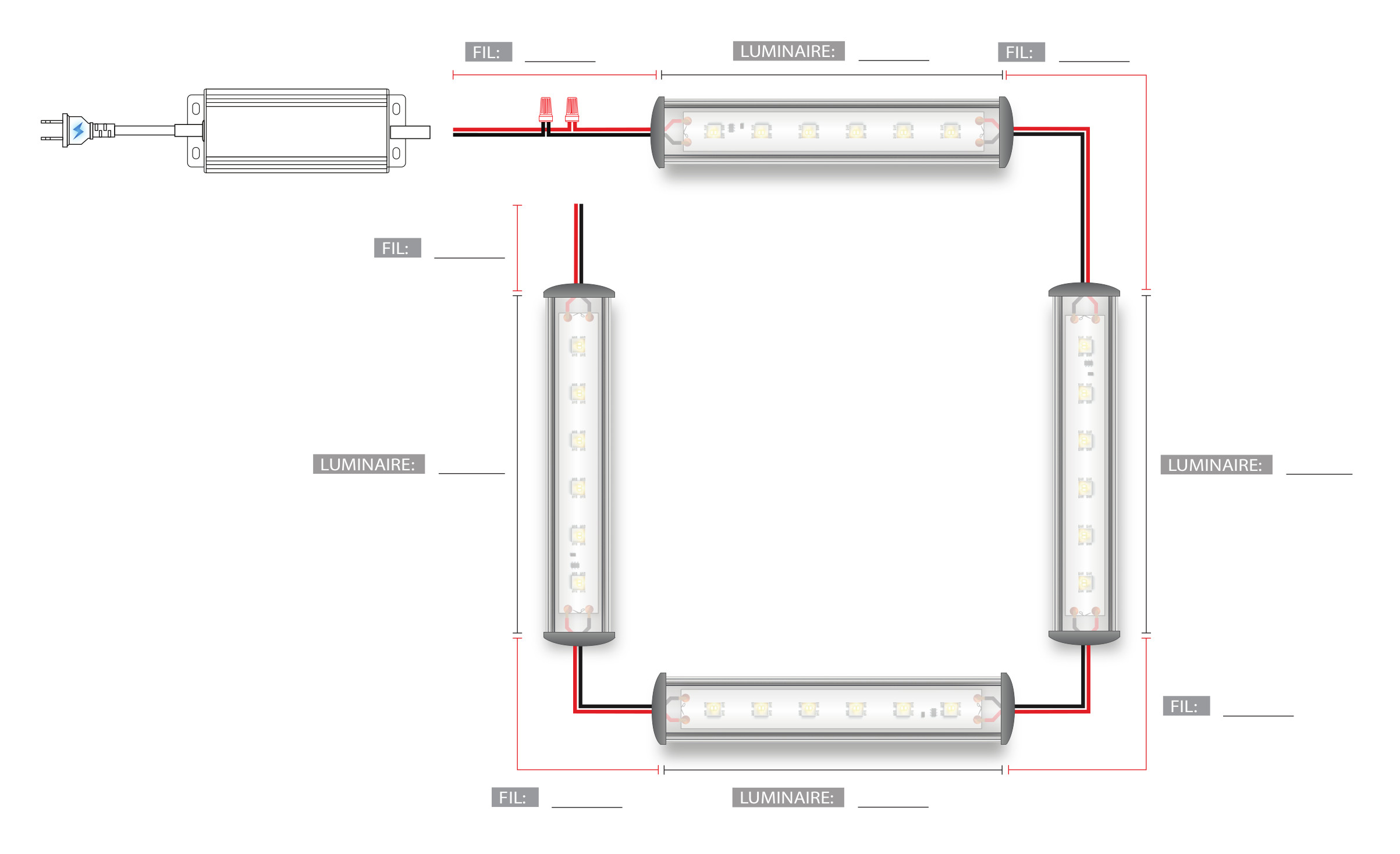 Led123 Croquis assemblage  image