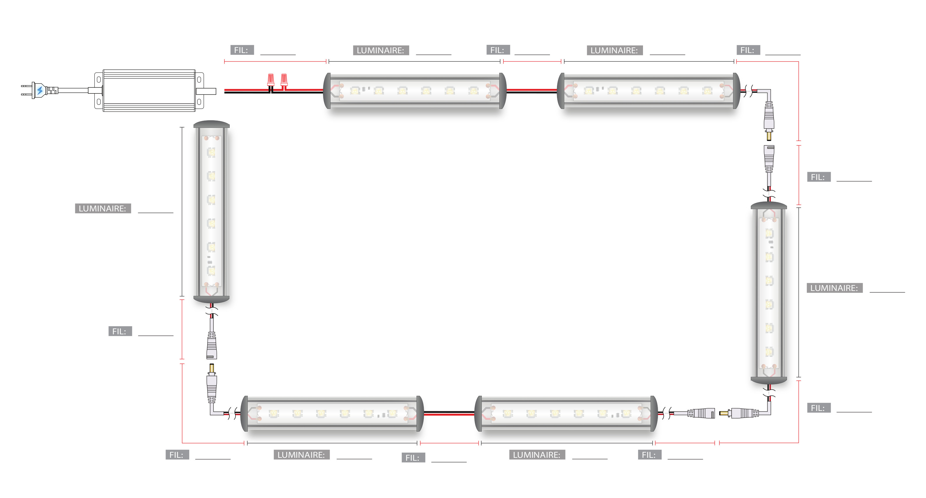 Led123 Croquis assemblage  image