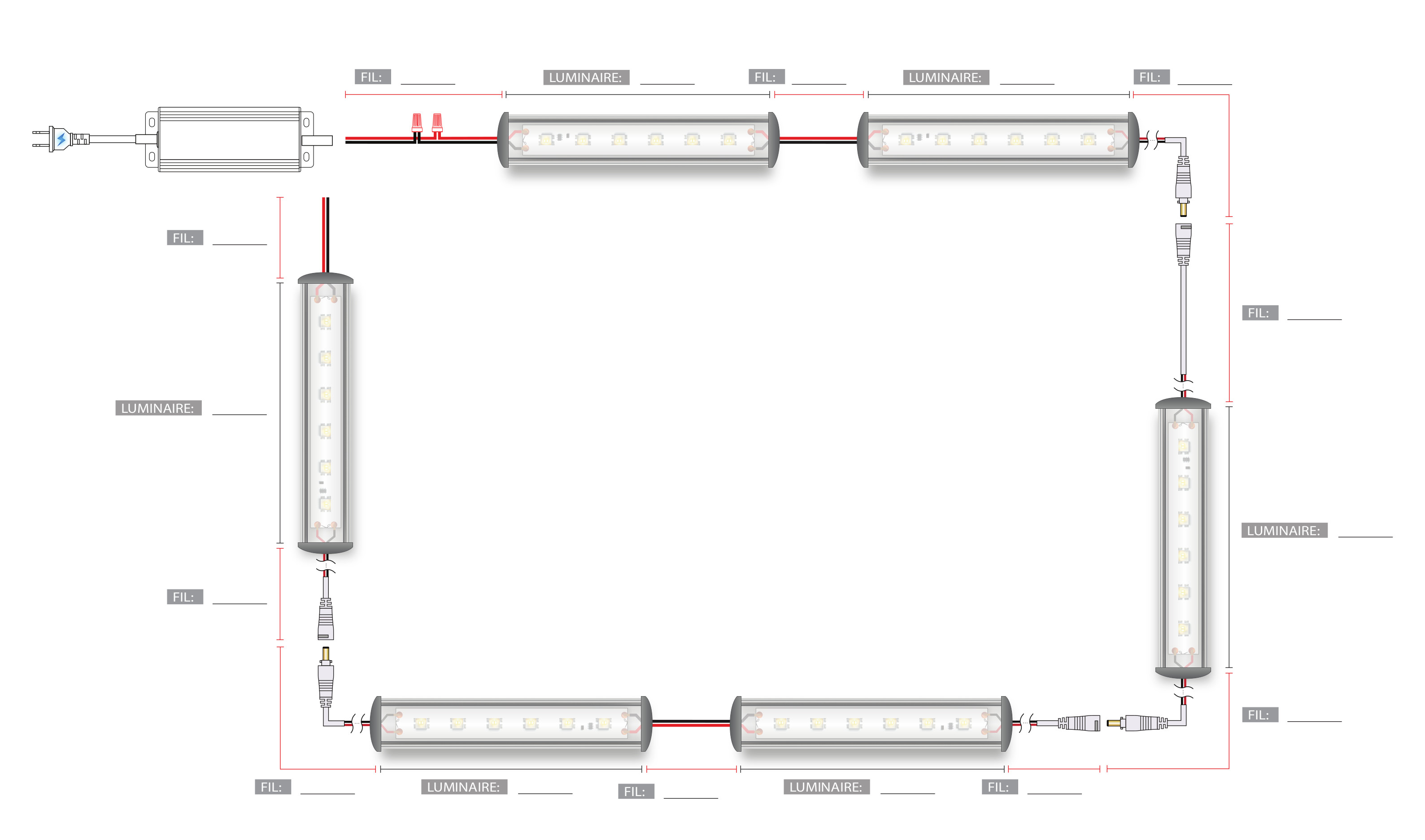 Led123 Croquis assemblage  image