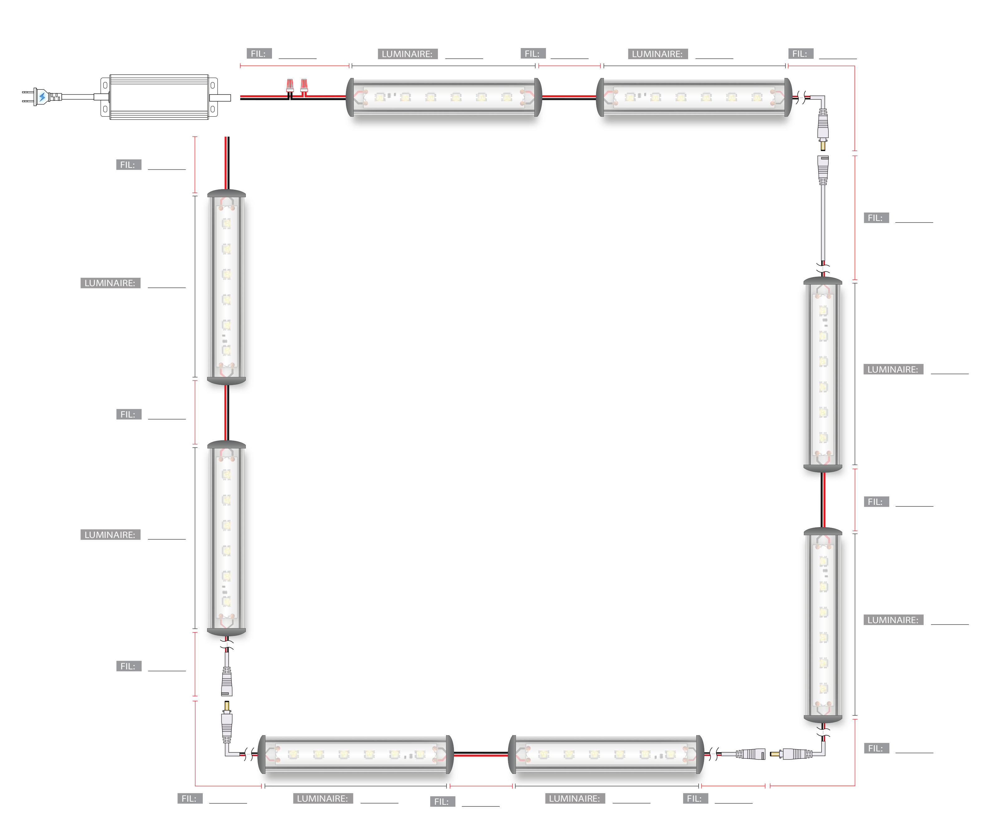 Led123 Croquis assemblage  image