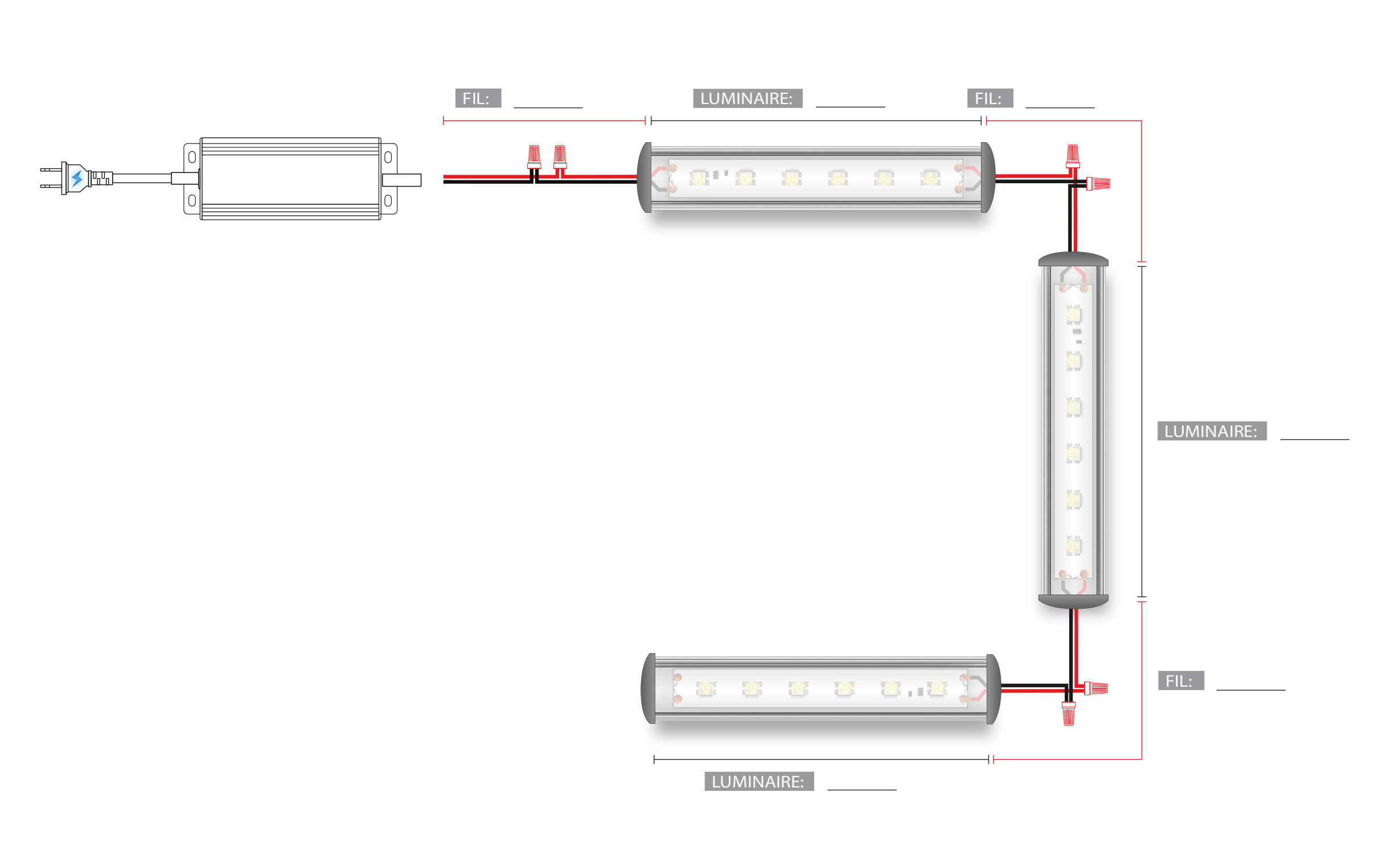 Led123 Croquis assemblage  image