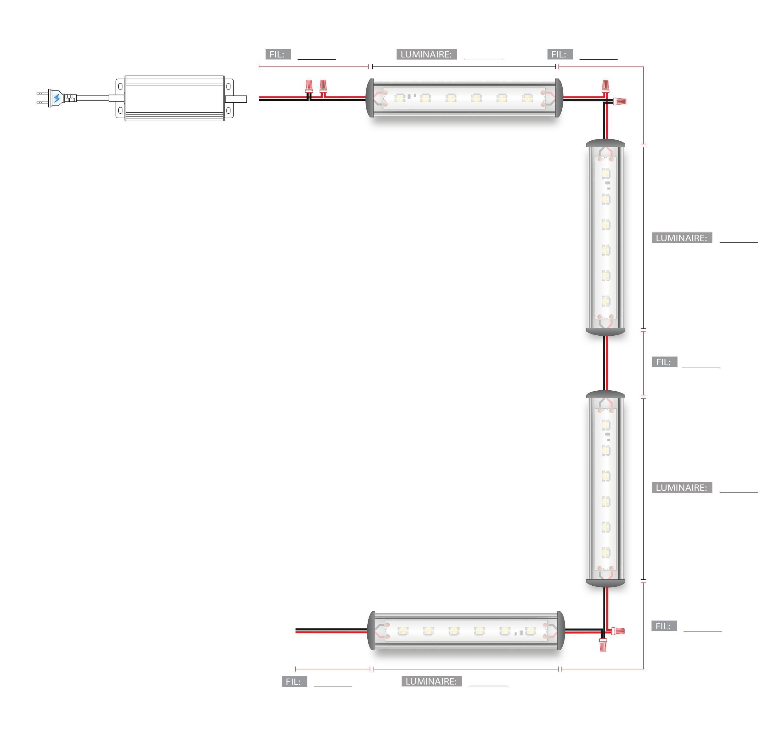 Led123 Croquis assemblage  image